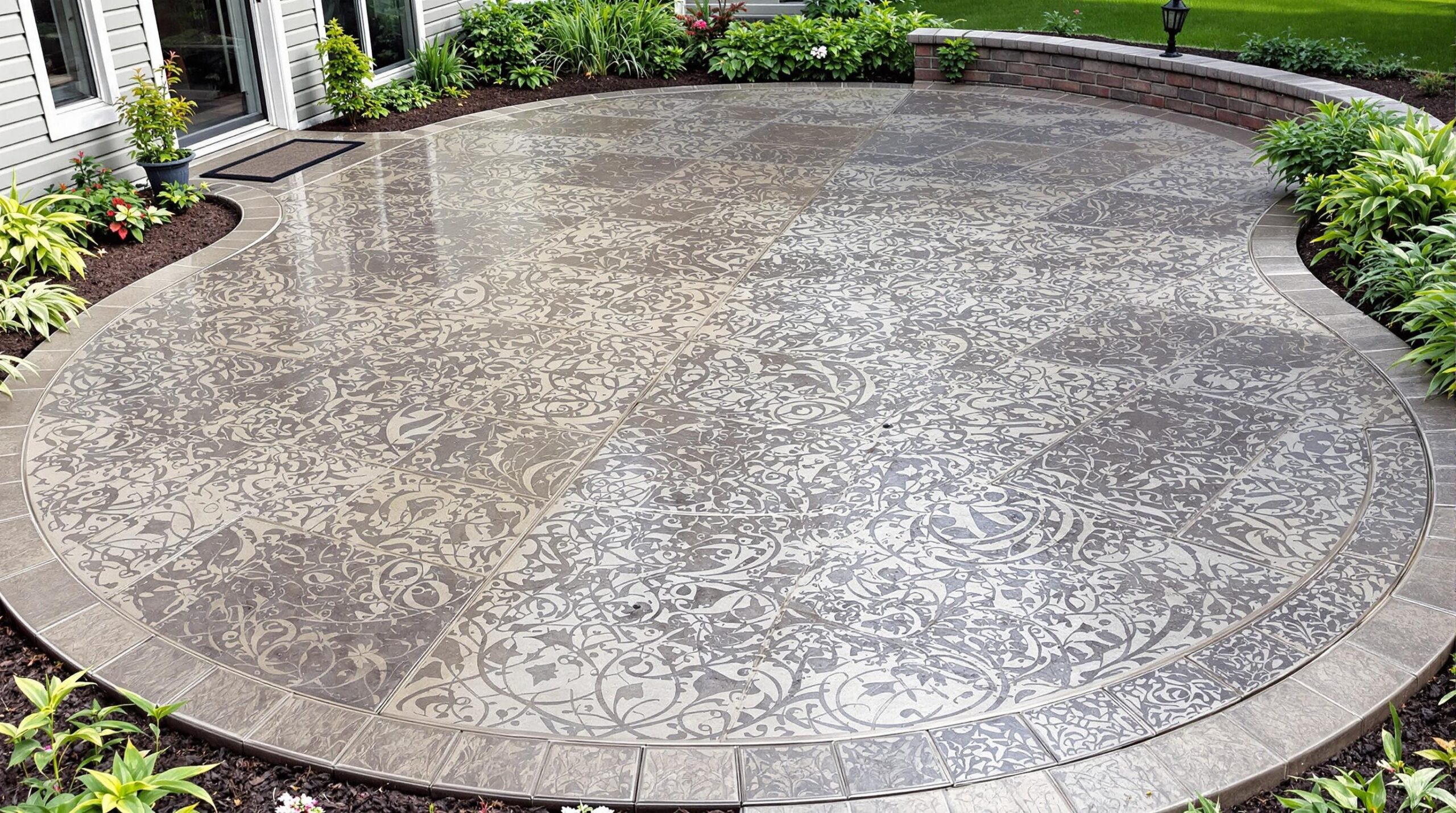 Featured image for “Beautiful Stamped Concrete Patios”