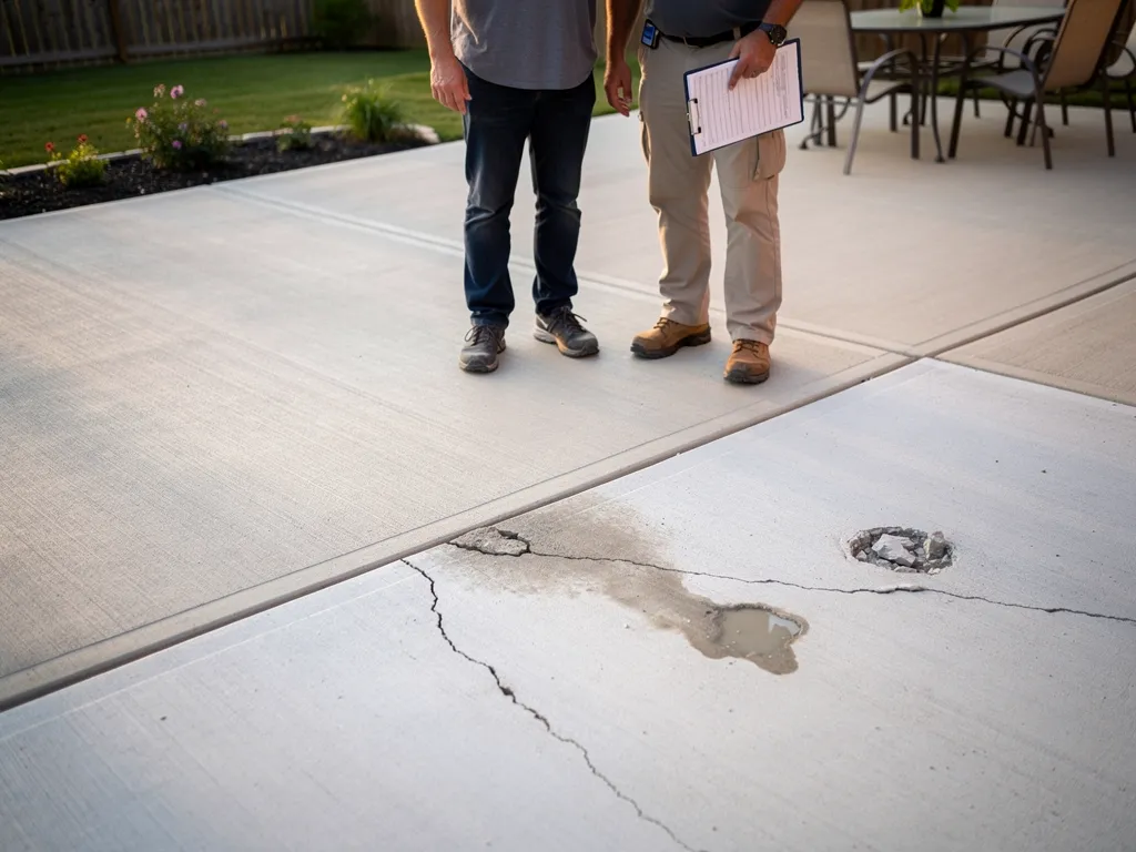 What Common Defects Are Covered or Excluded by Concrete Patio Warranties
