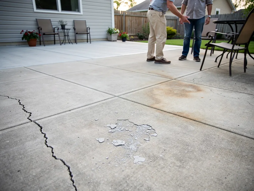 What Common Issues and Conditions Do Concrete Patio Warranties Cover