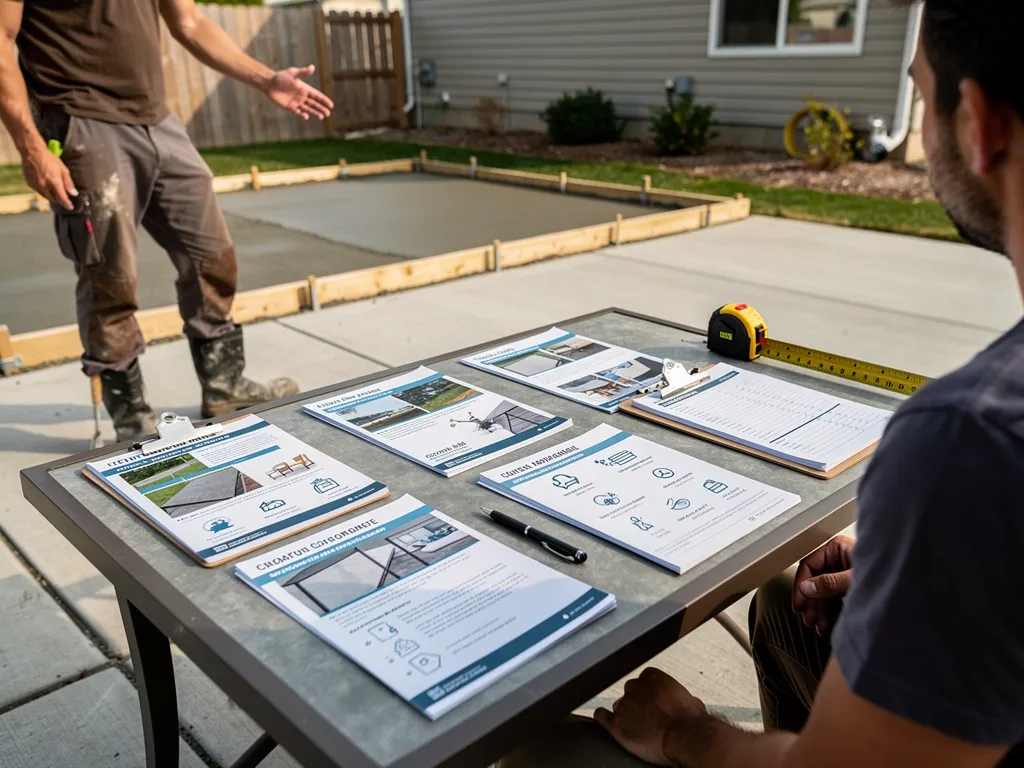 How Can Homeowners Evaluate and Compare Concrete Patio Warranties When Choosing Contractors