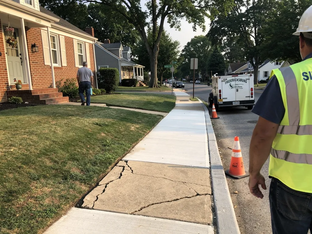 Who Is Responsible for Sidewalk Maintenance and Repairs in Fredericksburg