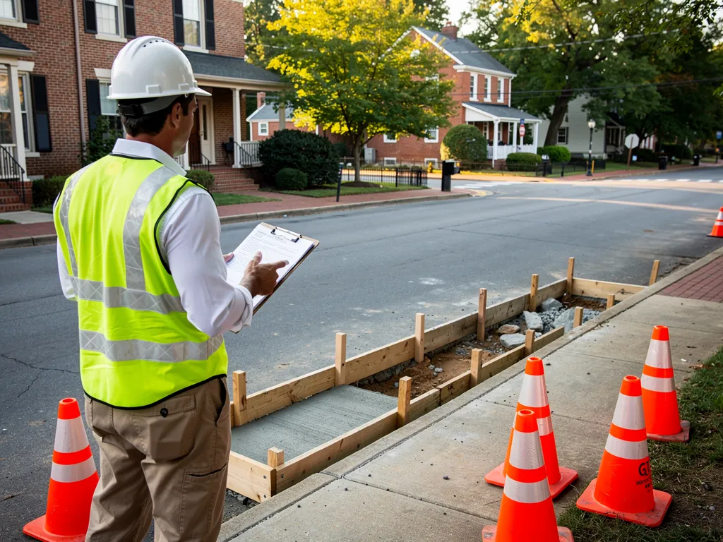 What Are the Sidewalk Permit Requirements in Fredericksburg