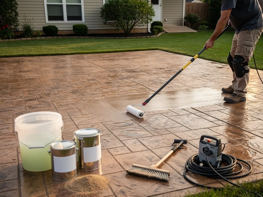 Featured image for &ldquo;Best Sealer for Stamped Concrete: How to Choose and Apply for Durable, Attractive Results&rdquo;