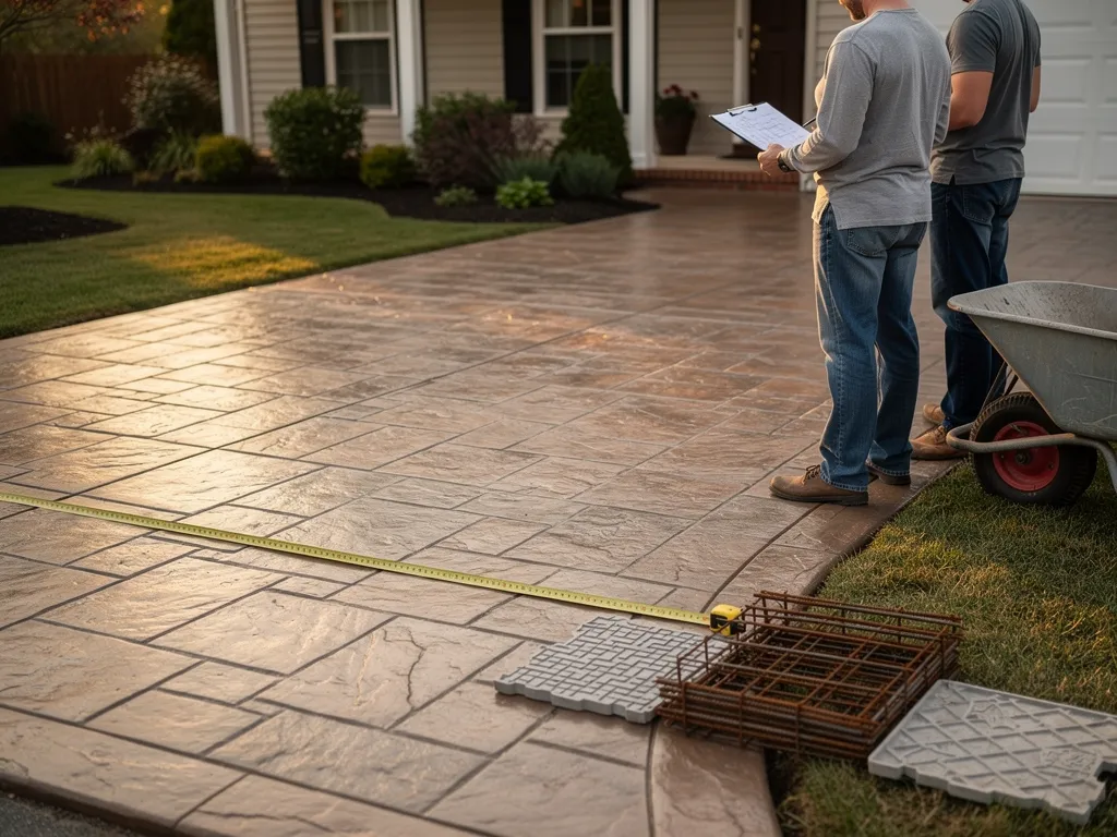 What Does Stamped Concrete Driveway Installation Cost in Fredericksburg and Stafford