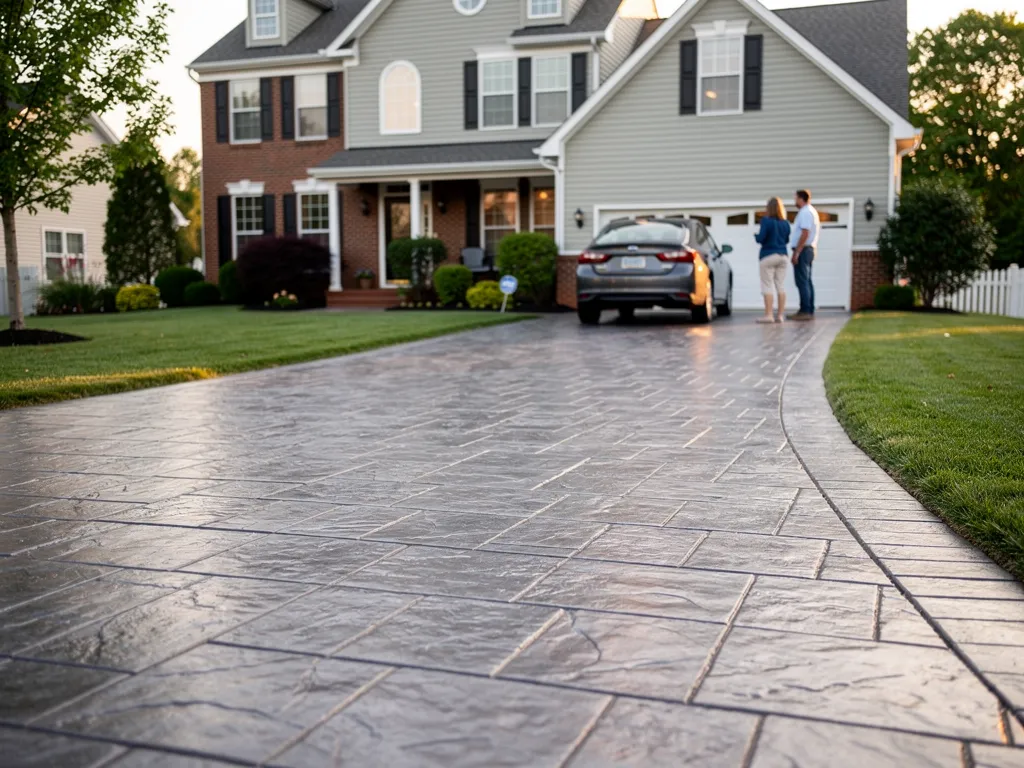 Why Choose Stamped Concrete for Your Fredericksburg Driveway