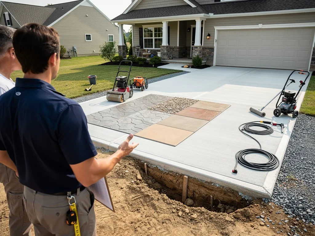 Featured image for &ldquo;Expert Concrete Driveway Installation Services in Fredericksburg & Stafford, VA: A Guide for Homeowners&rdquo;